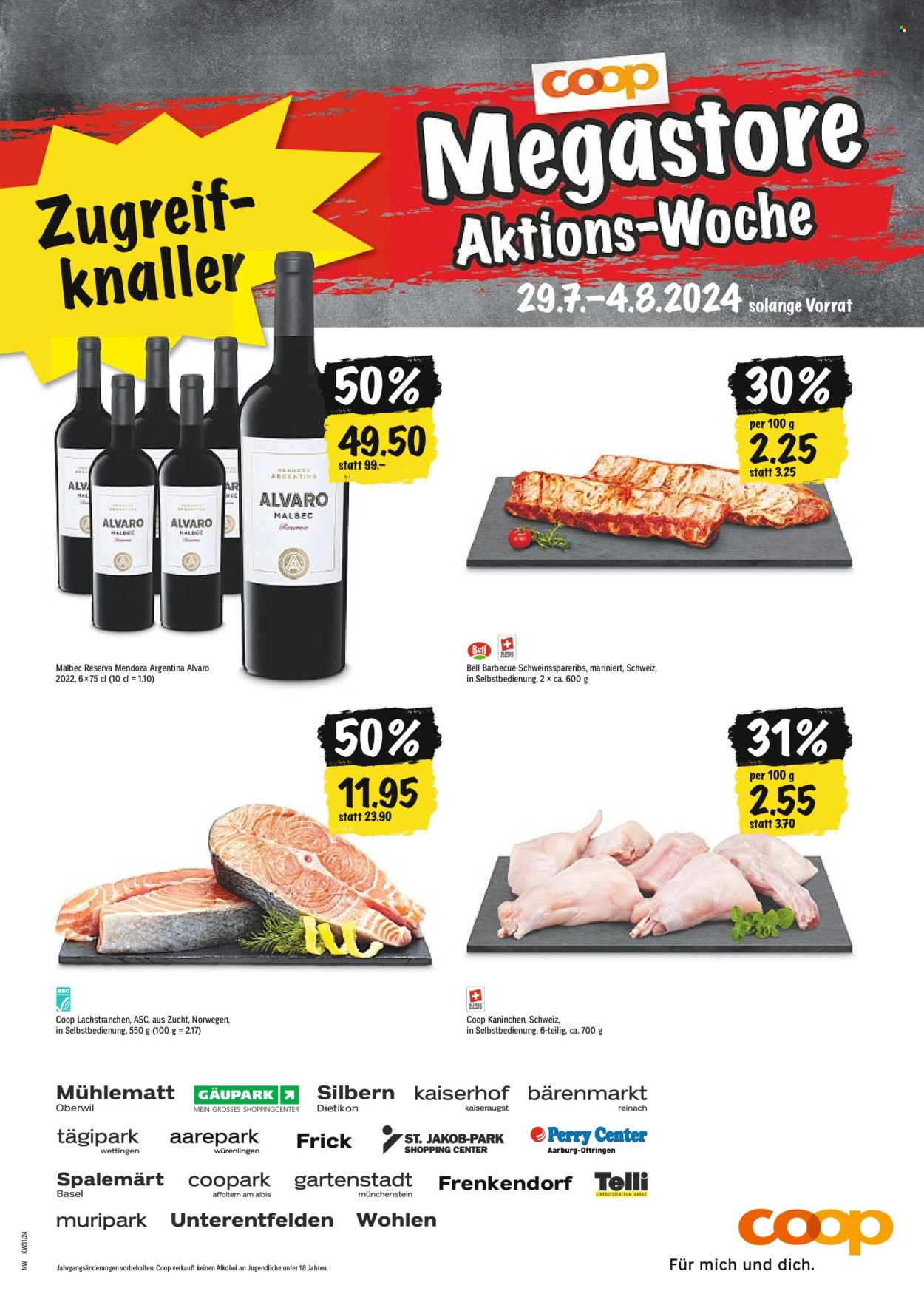 Prospekt Coop - 29.7.2024 - 4.8.2024. Seite 21