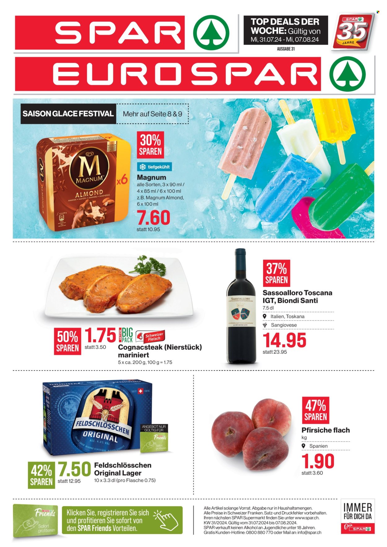 Volantino SPAR - 31.7.2024 - 7.8.2024. Pagina 1
