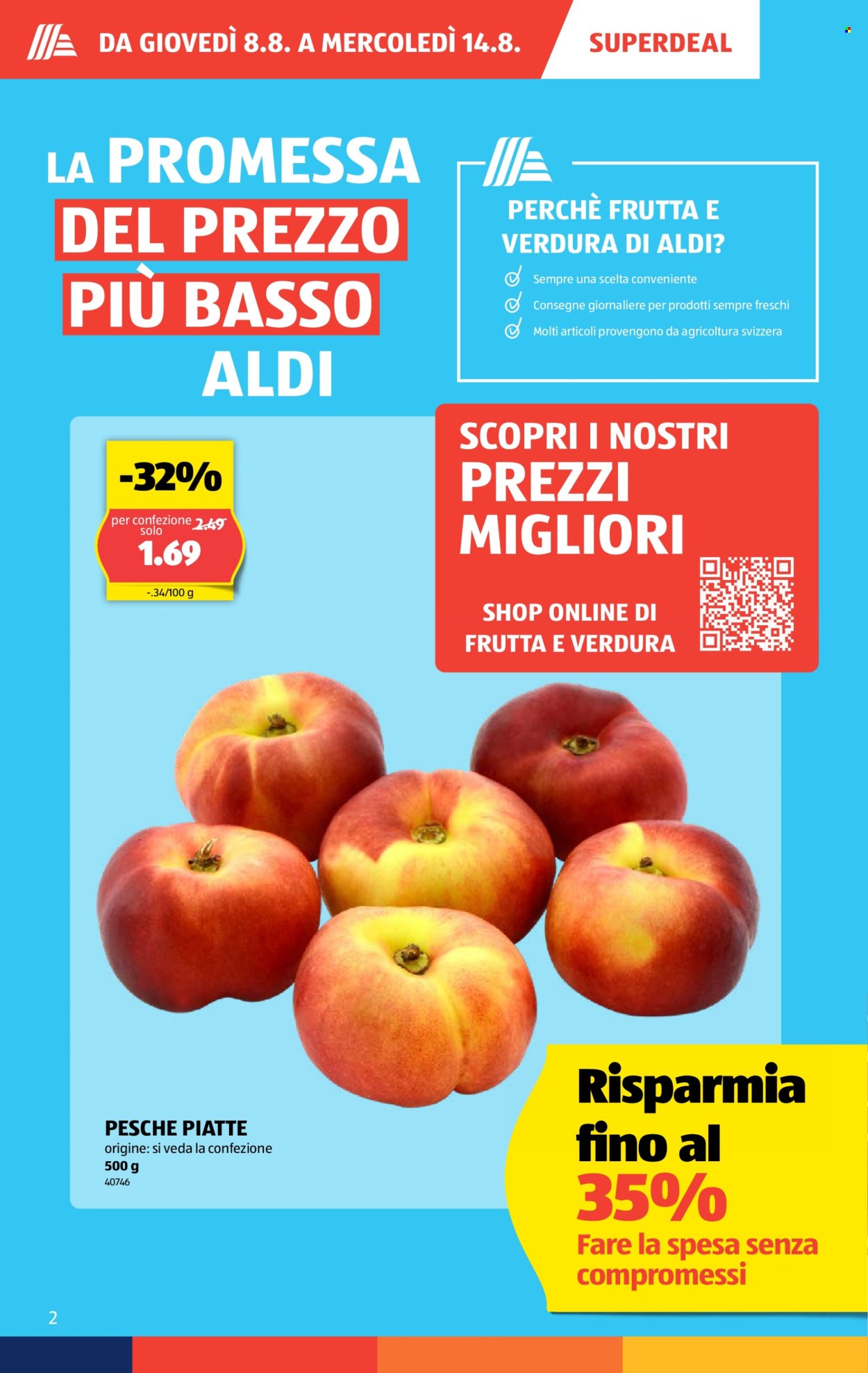 Volantino Aldi - 8.8.2024 - 14.8.2024. Pagina 2