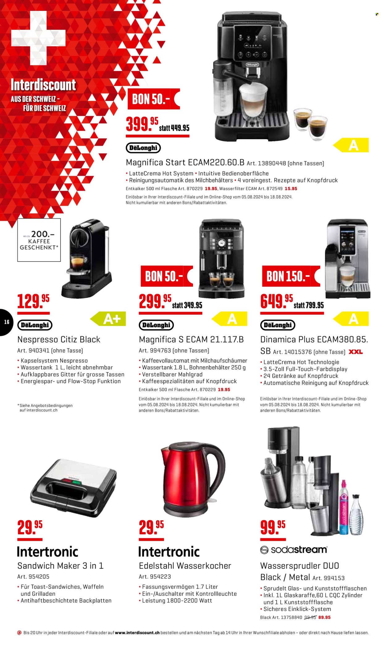 Catalogue Interdiscount - 5.8.2024 - 18.8.2024. Page 16