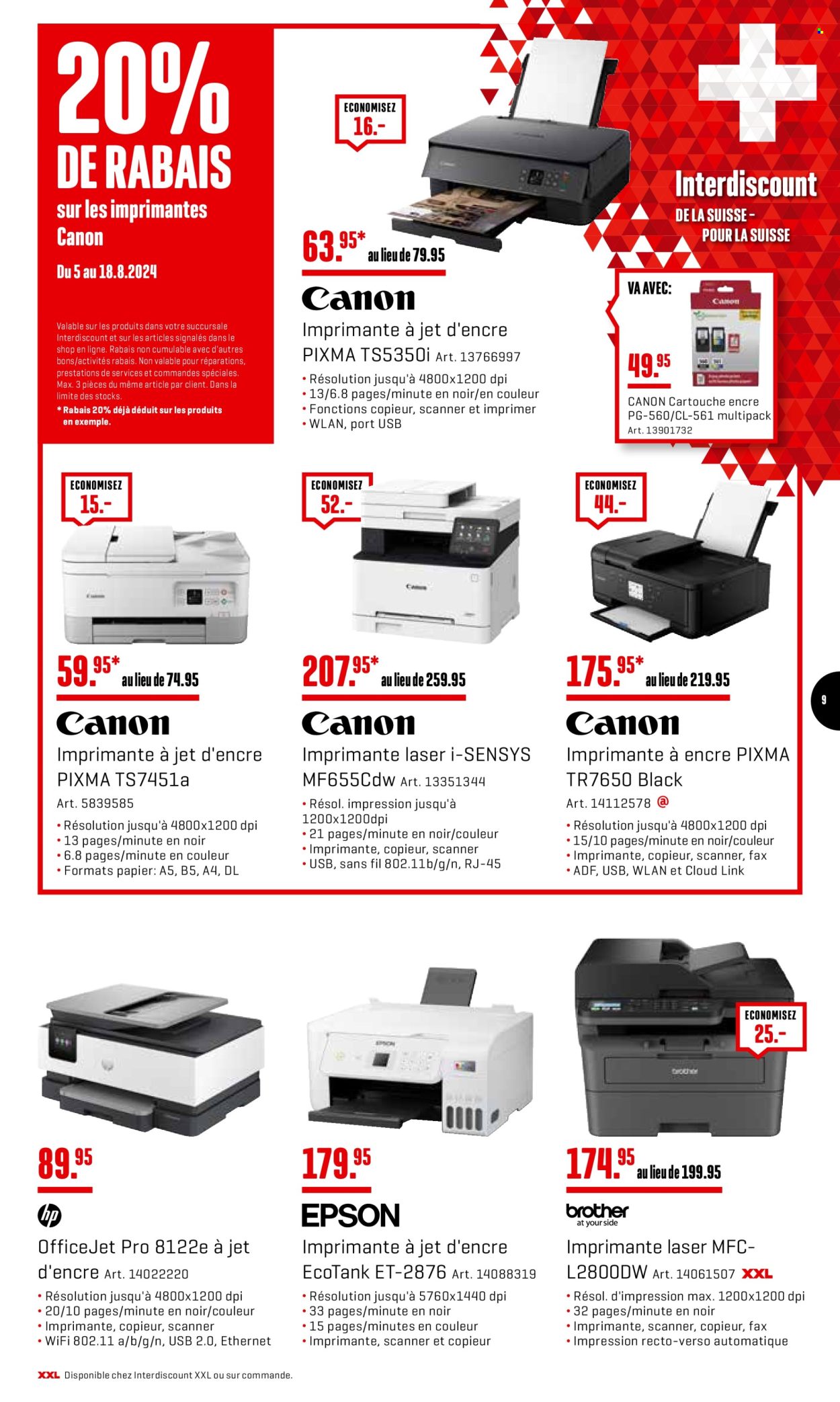 Catalogue Interdiscount - 5.8.2024 - 18.8.2024. Page 9
