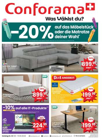 Volantino Conforama - 6.8.2024 - 19.8.2024.