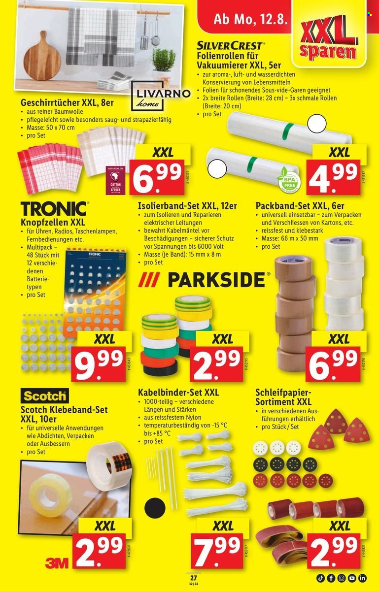 Volantino Lidl - 8.8.2024 - 14.8.2024. Pagina 27