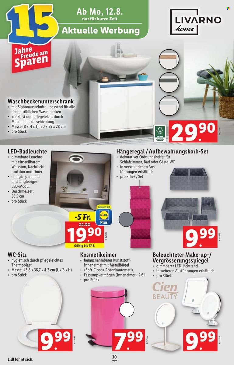 Volantino Lidl - 8.8.2024 - 14.8.2024. Pagina 30