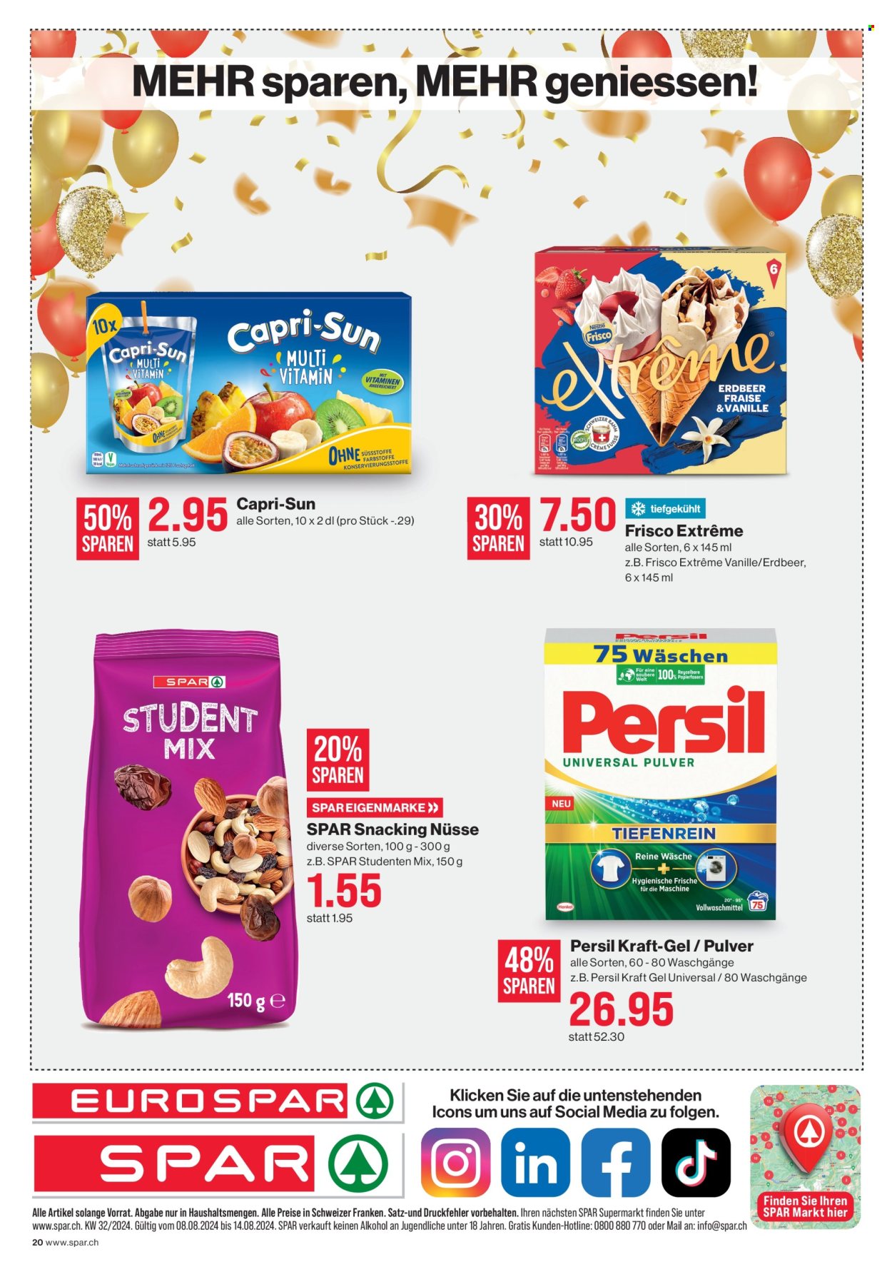 Prospekt SPAR - 8.8.2024 - 14.8.2024. Seite 20