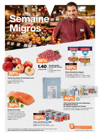 Catalogue Migros - 6.8.2024 - 12.8.2024.