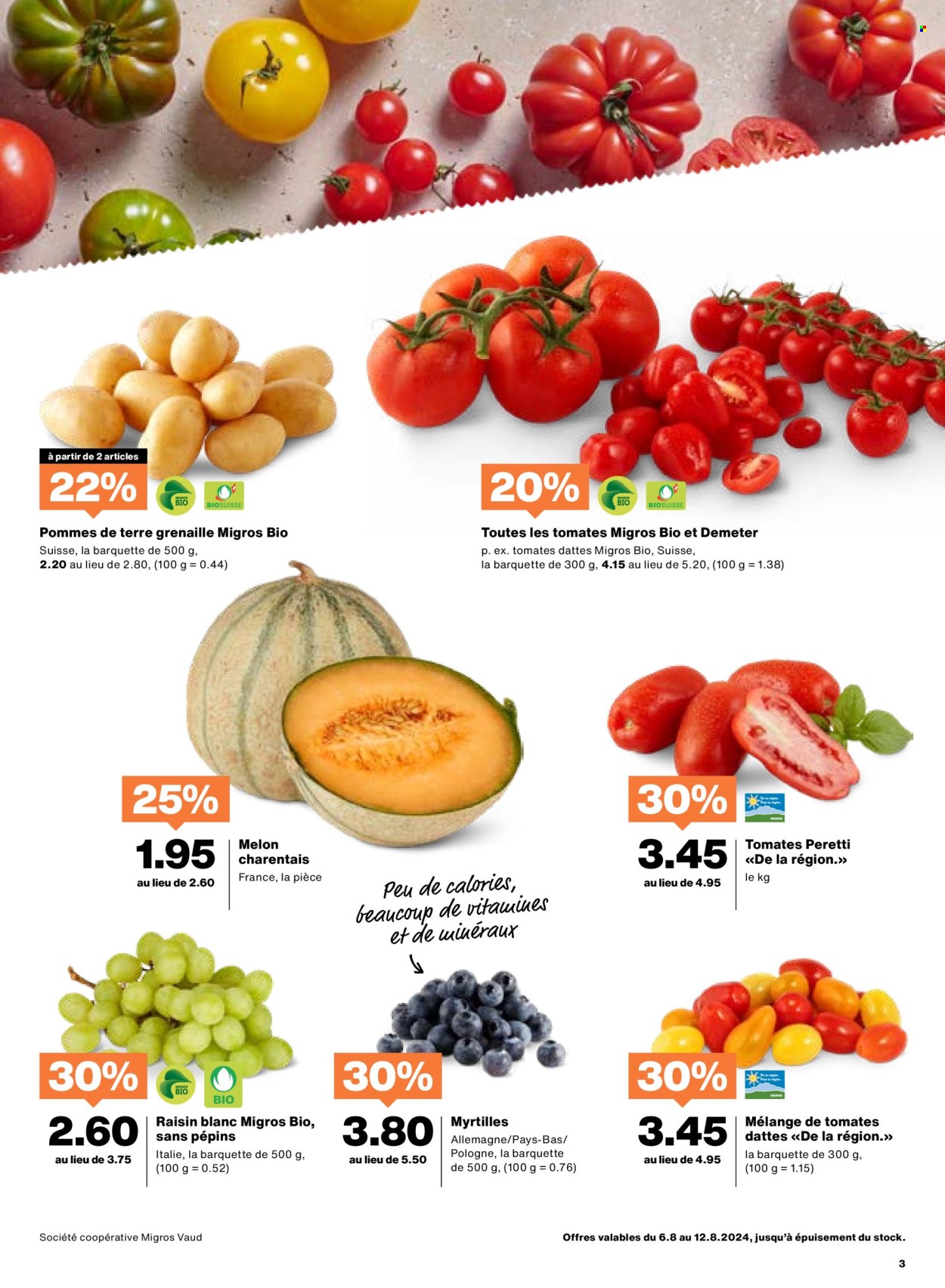 Volantino Migros - 6.8.2024 - 12.8.2024. Pagina 3