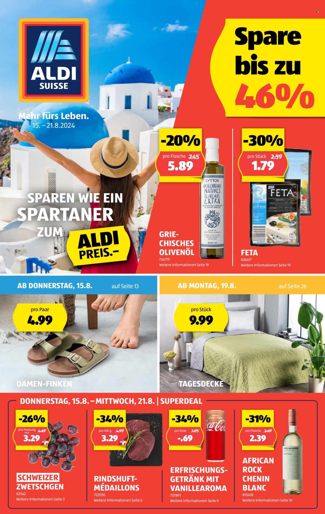 Prospekt Aldi - 15.8.2024 - 21.8.2024. Seite 1