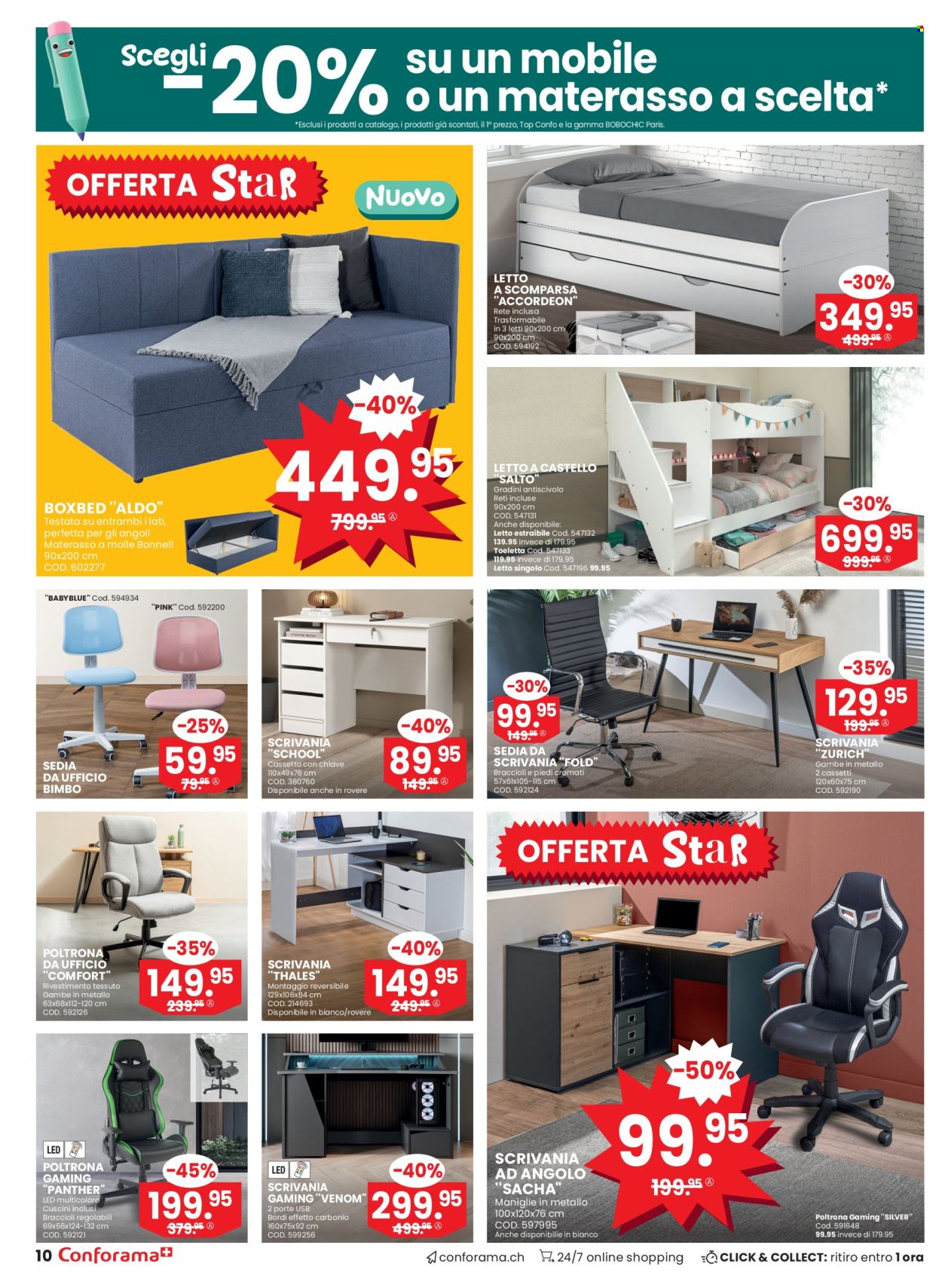 Volantino Conforama - 6.8.2024 - 19.8.2024. Pagina 10
