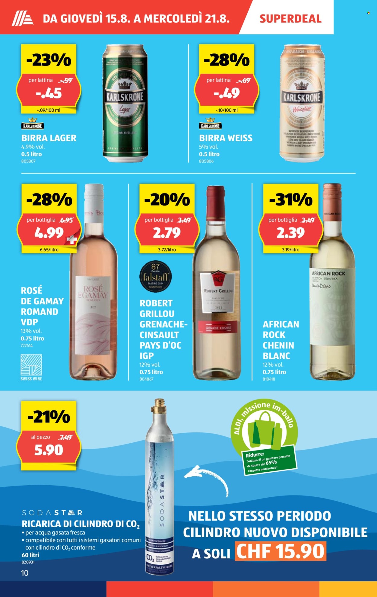 Volantino Aldi - 15.8.2024 - 21.8.2024. Pagina 10