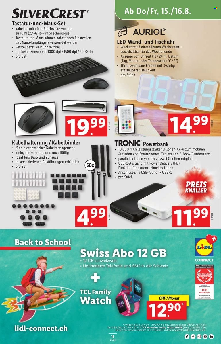 Volantino Lidl - 15.8.2024 - 21.8.2024. Pagina 15
