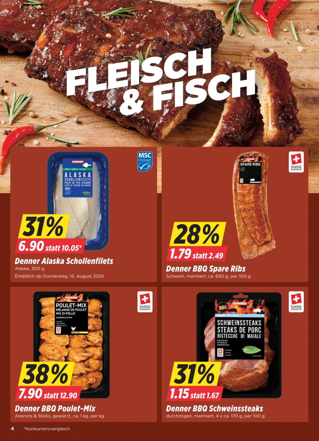 Catalogue Denner - 13.8.2024 - 19.8.2024. Page 4