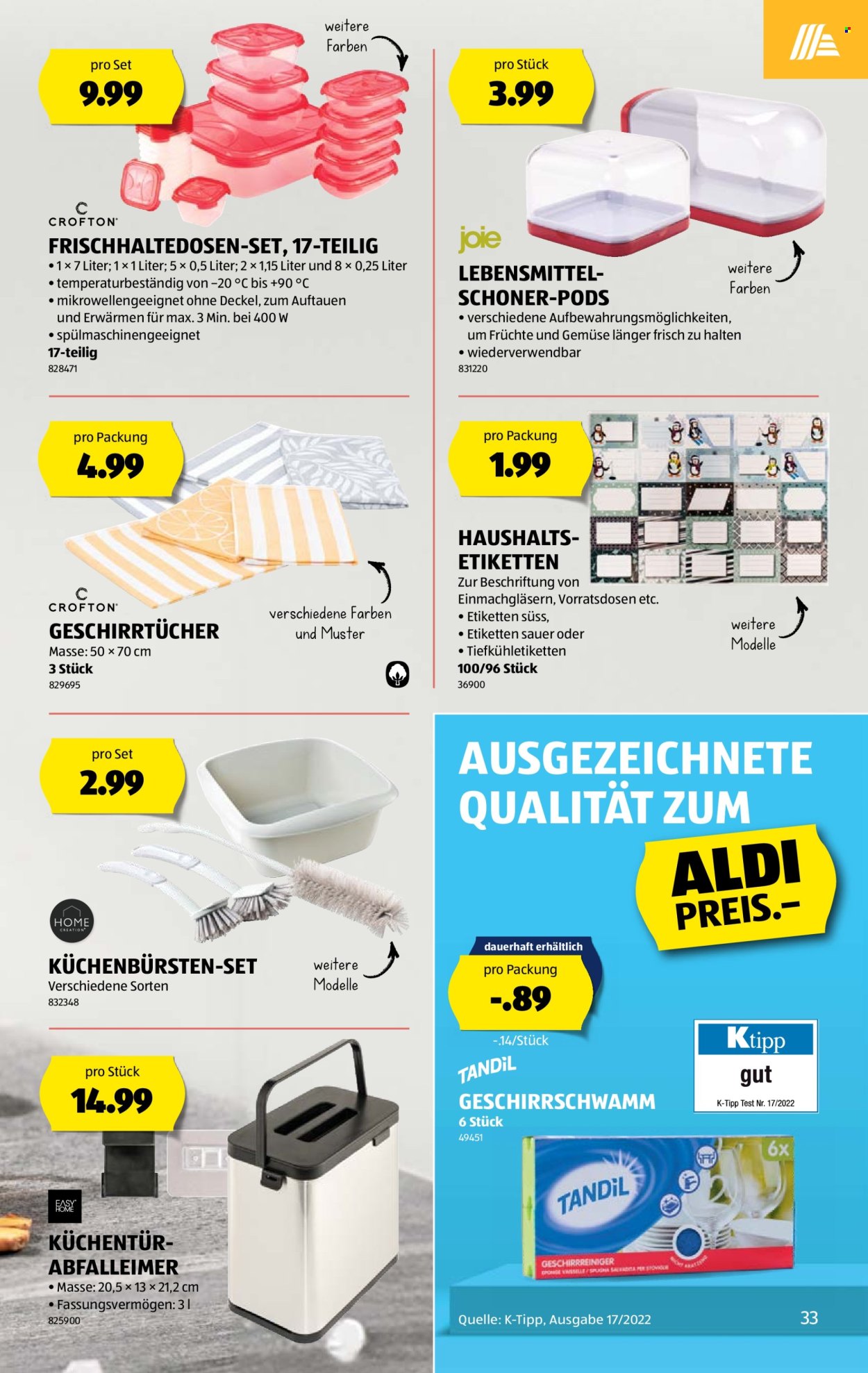 Prospekt Aldi - 22.8.2024 - 28.8.2024. Seite 33