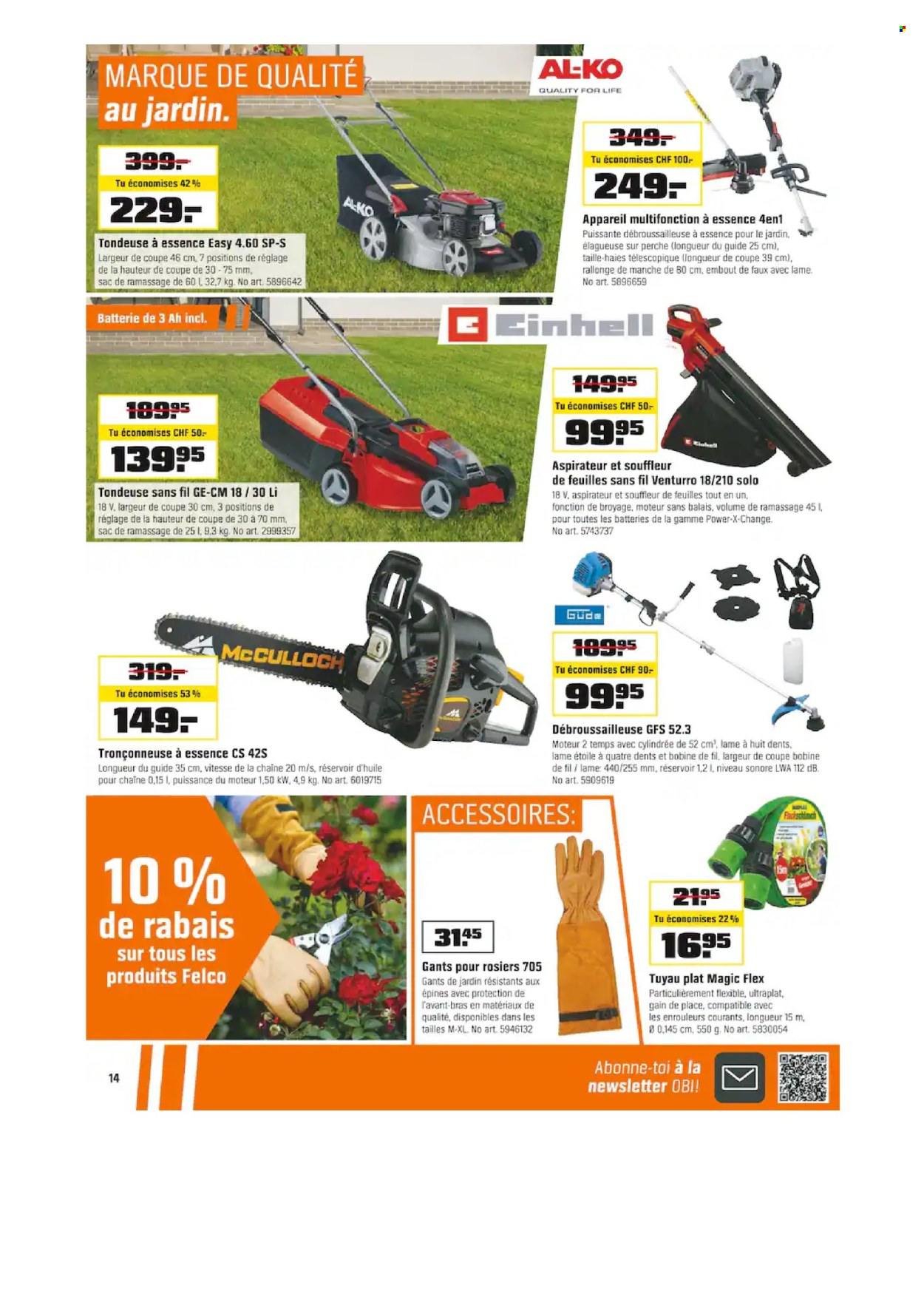Volantino OBI - 18.8.2024 - 31.8.2024. Pagina 14