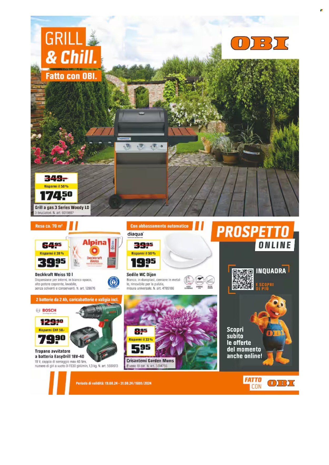 Catalogue OBI - 18.8.2024 - 31.8.2024. Page 1