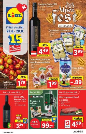Volantino Lidl - 22.8.2024 - 28.8.2024.
