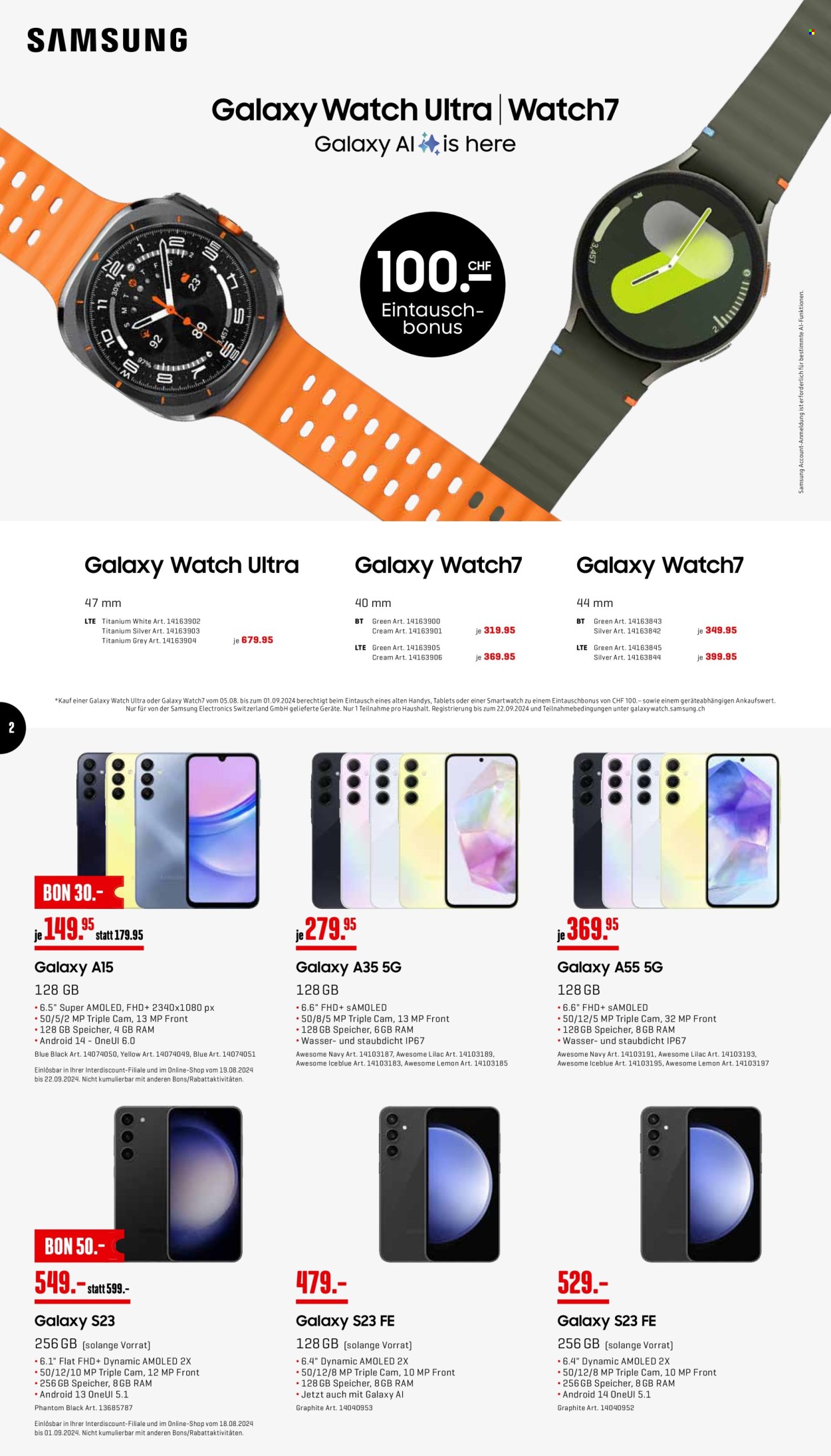 Catalogue Interdiscount - 19.8.2024 - 1.9.2024. Page 2
