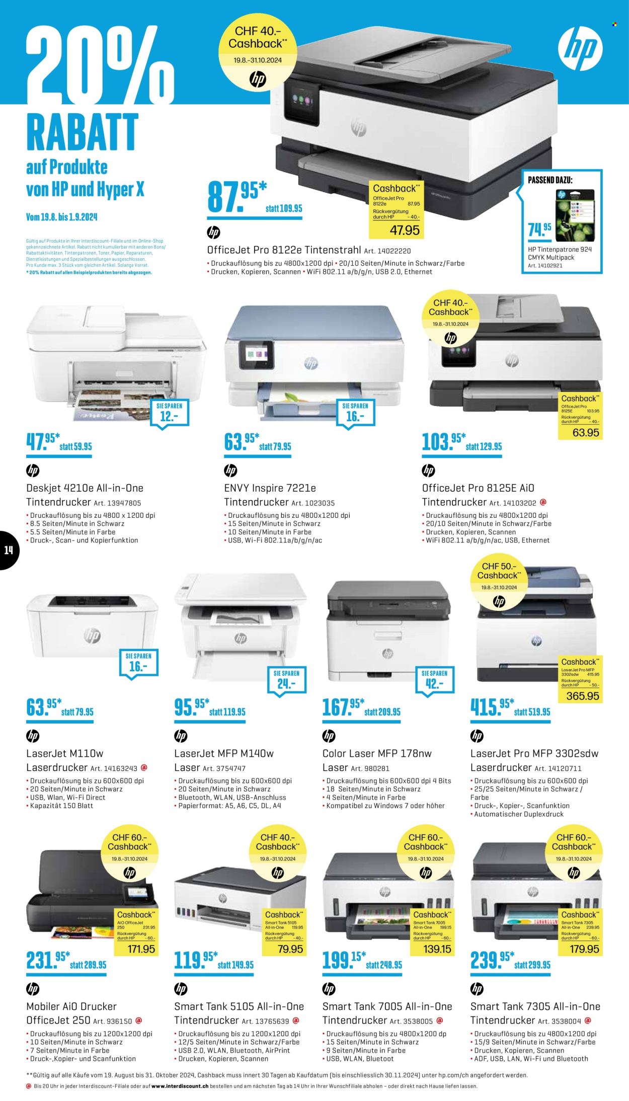 Catalogue Interdiscount - 19.8.2024 - 1.9.2024. Page 14