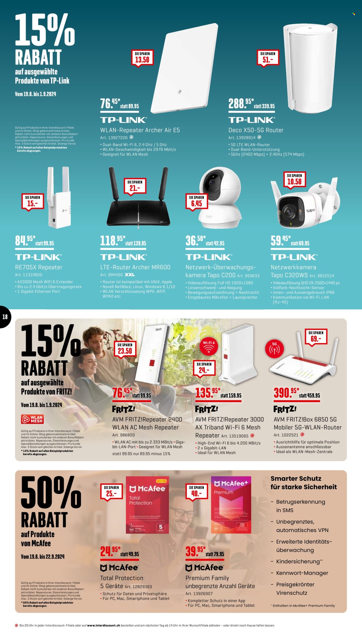 Catalogue Interdiscount - 19.8.2024 - 1.9.2024. Page 18