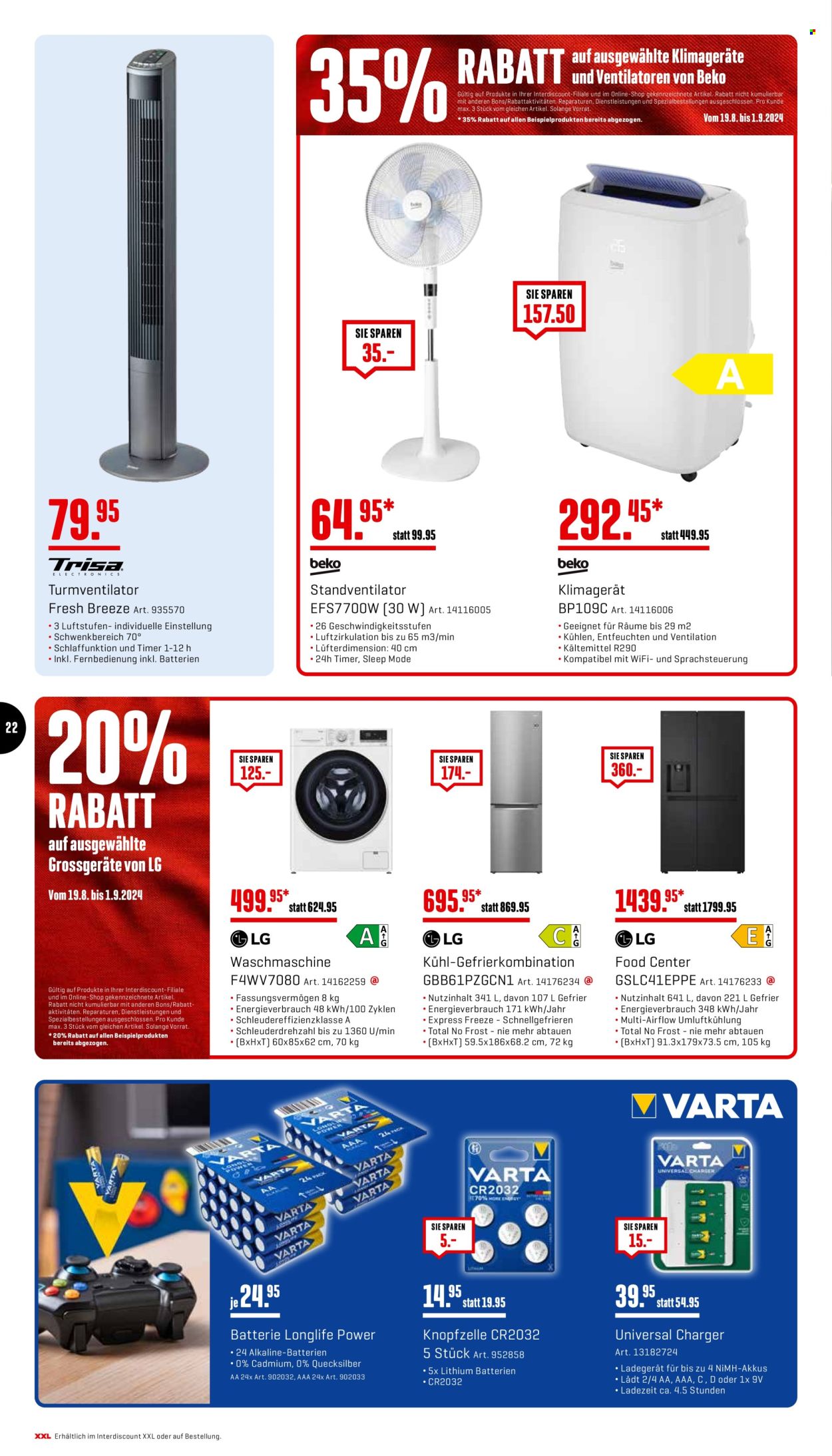 Catalogue Interdiscount - 19.8.2024 - 1.9.2024. Page 22