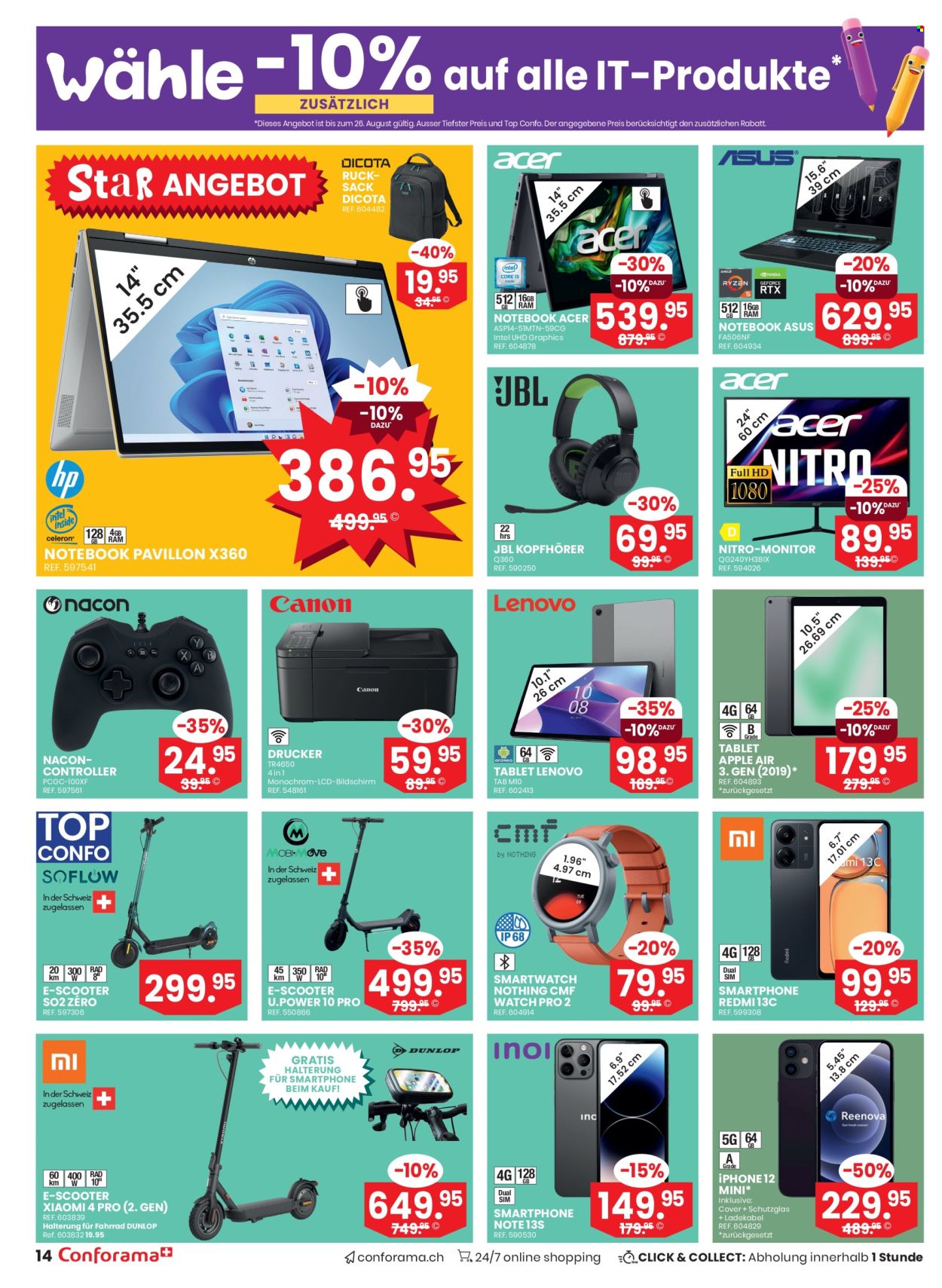 Volantino Conforama - 20.8.2024 - 2.9.2024. Pagina 14