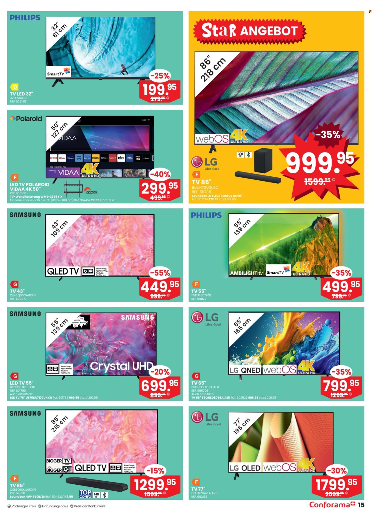 Volantino Conforama - 20.8.2024 - 2.9.2024. Pagina 15
