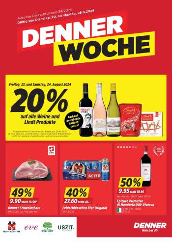 Catalogue Denner - 20.8.2024 - 26.8.2024.