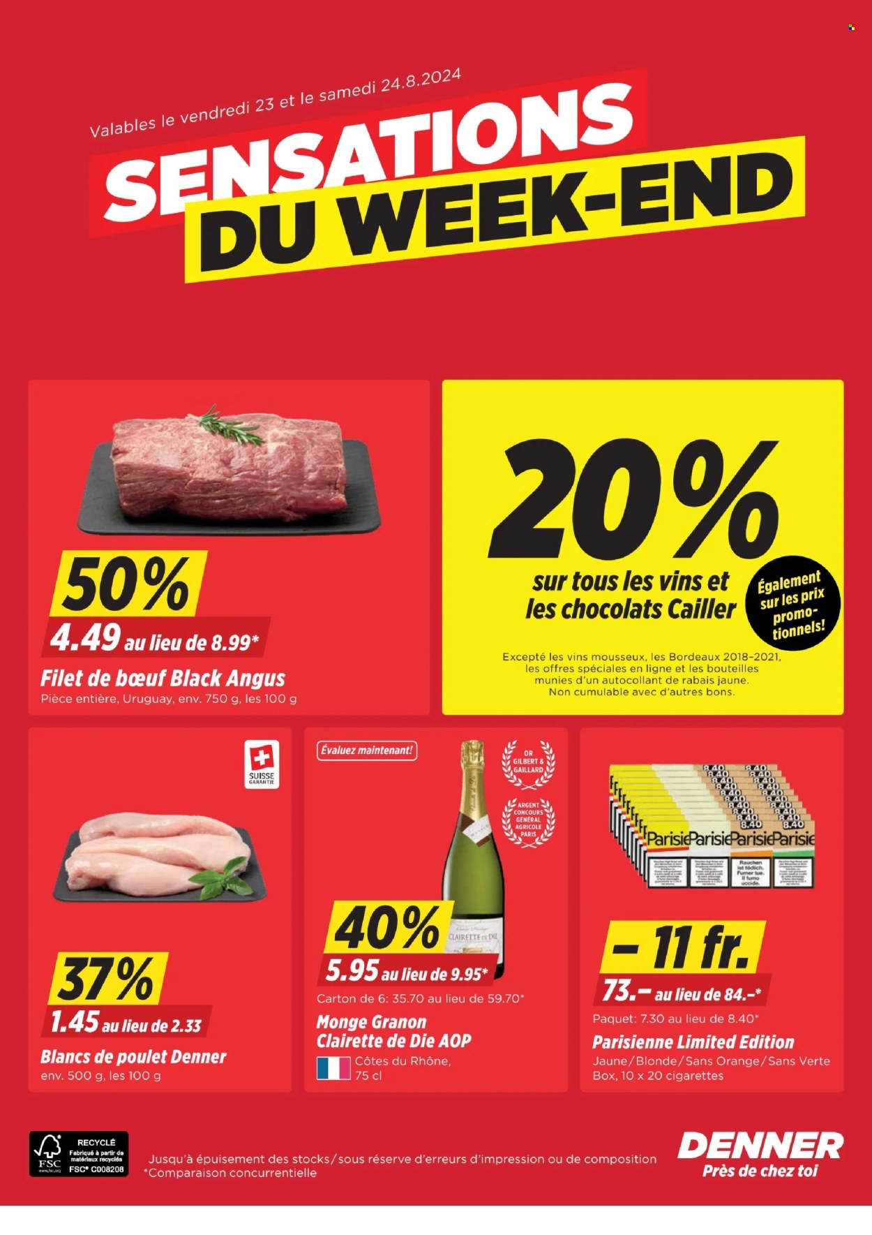 Catalogue Denner - 20.8.2024 - 20.8.2024. Page 24