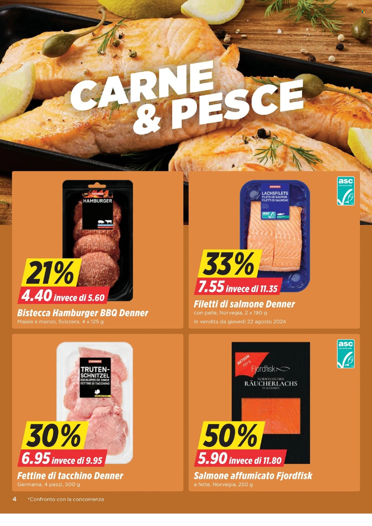 Volantino Denner - 20.8.2024 - 26.8.2024. Pagina 4