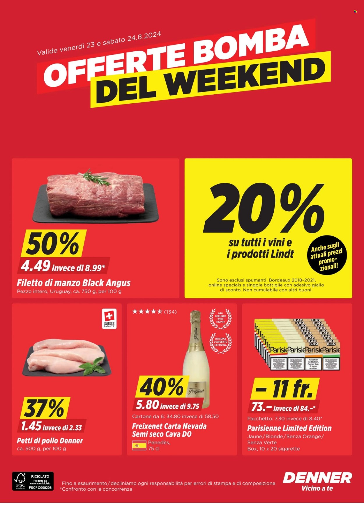 Volantino Denner - 20.8.2024 - 26.8.2024. Pagina 24