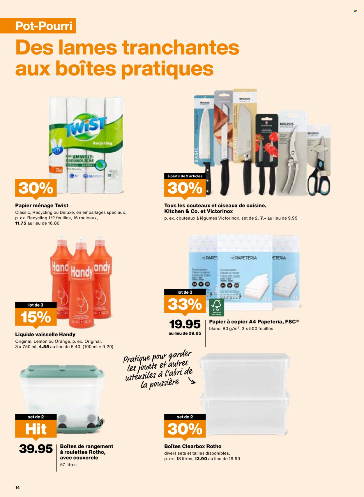 Volantino Migros - 20.8.2024 - 26.8.2024. Pagina 14