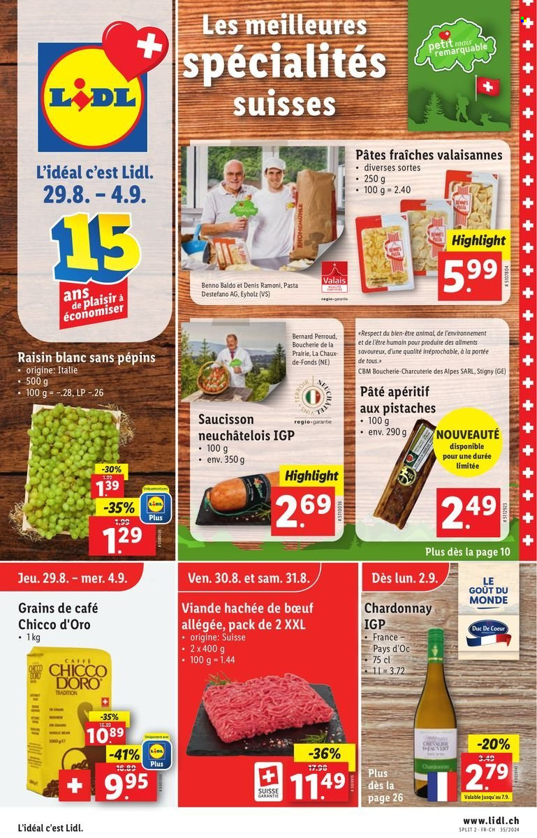 Volantino Lidl - 29.8.2024 - 4.9.2024. Pagina 1