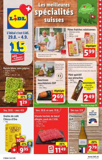 Catalogue Lidl - 29.8.2024 - 4.9.2024.