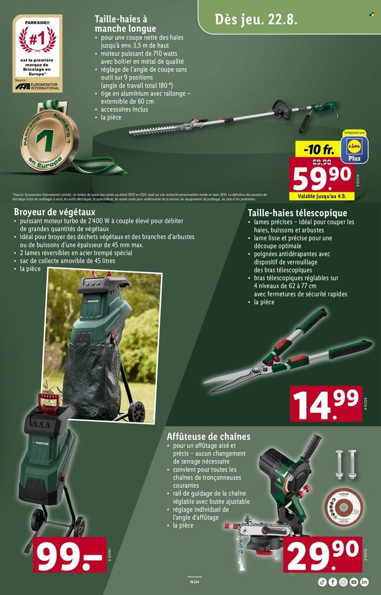Volantino Lidl - 29.8.2024 - 4.9.2024. Pagina 21