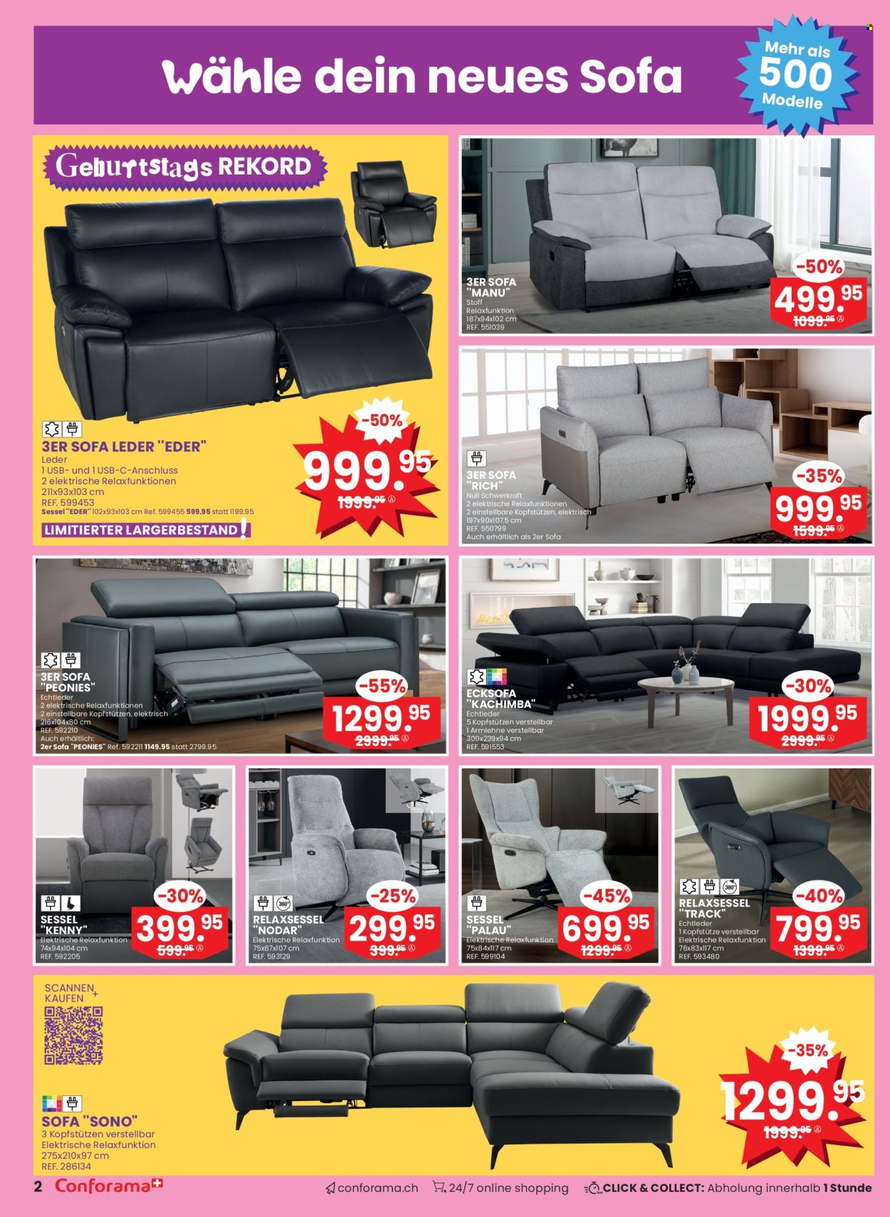 Volantino Conforama - 27.8.2024 - 9.9.2024. Pagina 2