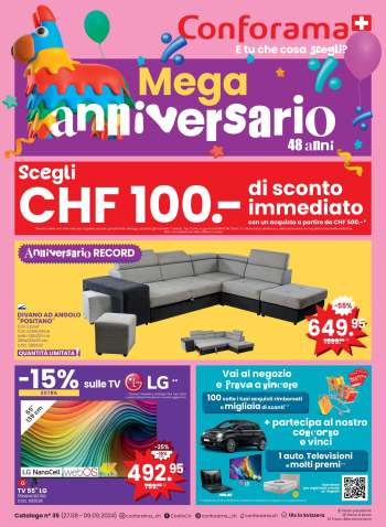 Catalogue Conforama - 27.8.2024 - 9.9.2024.
