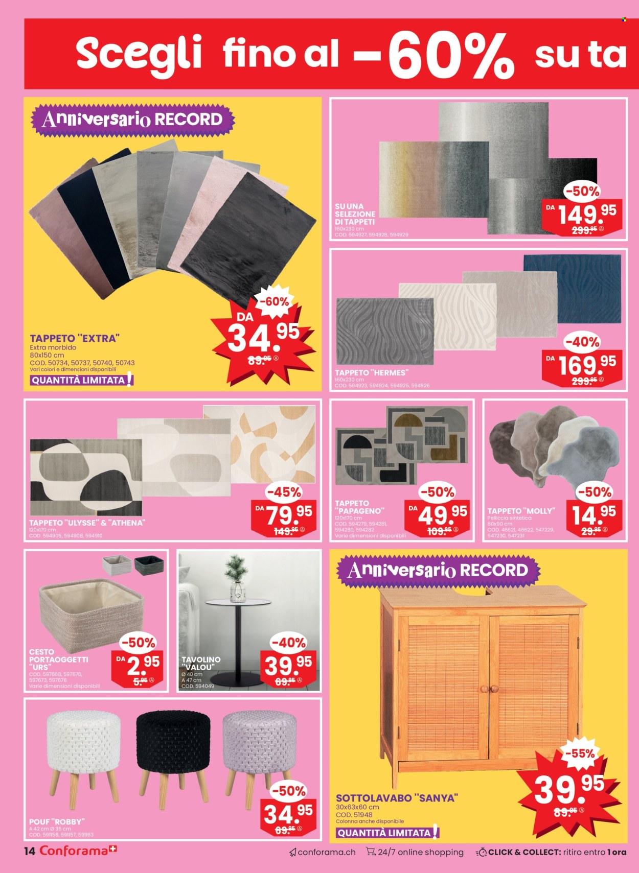 Volantino Conforama - 27.8.2024 - 9.9.2024. Pagina 14