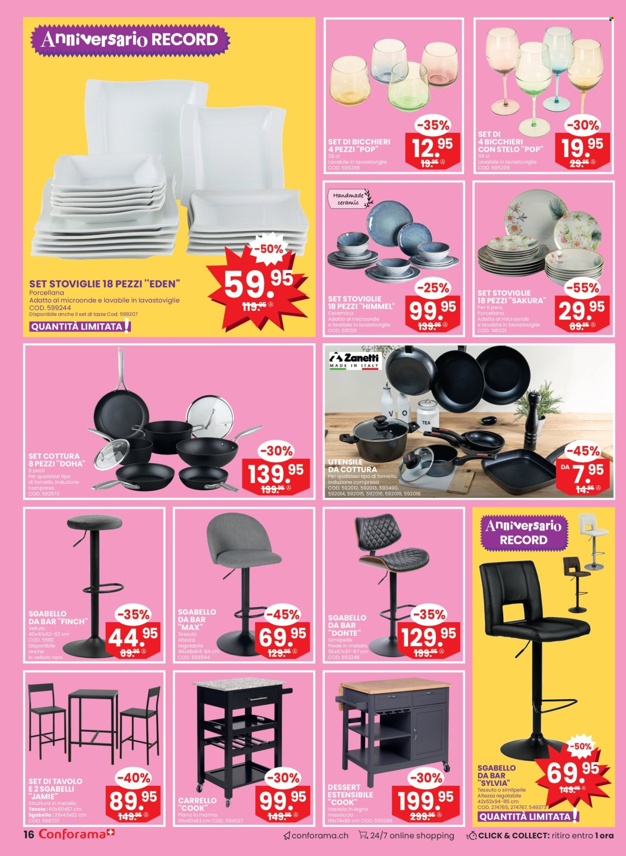 Volantino Conforama - 27.8.2024 - 9.9.2024. Pagina 16