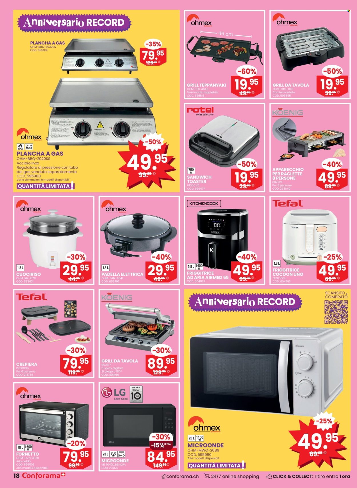 Volantino Conforama - 27.8.2024 - 9.9.2024. Pagina 18