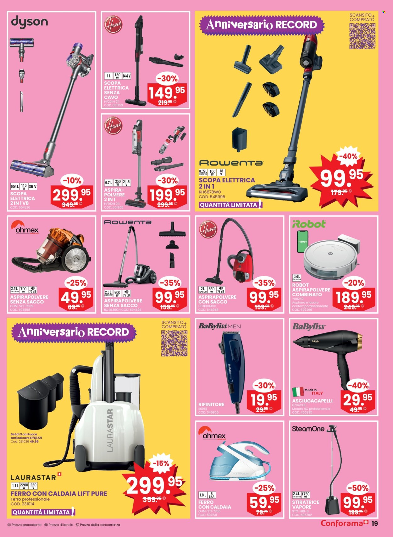 Volantino Conforama - 27.8.2024 - 9.9.2024. Pagina 19