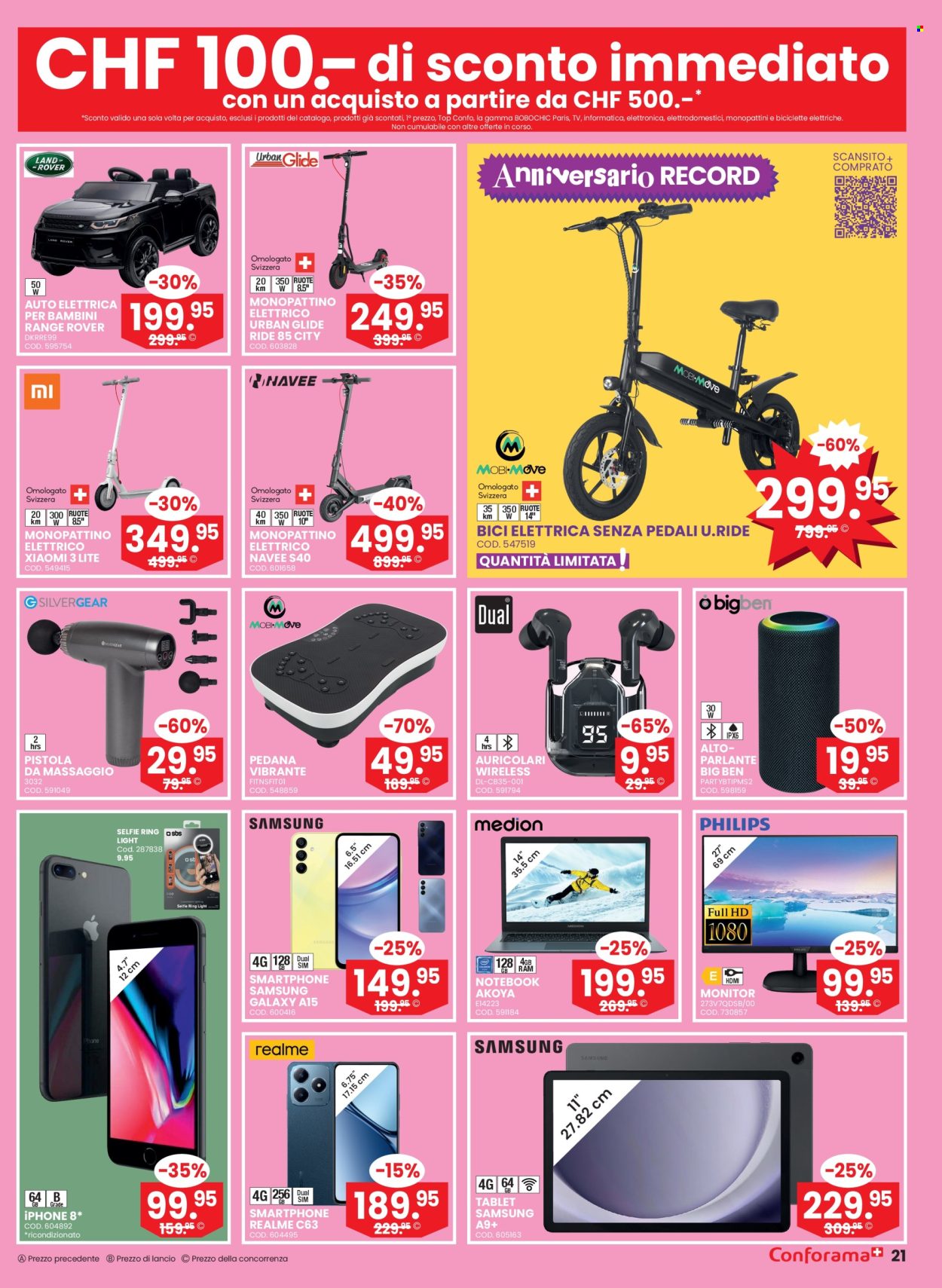 Volantino Conforama - 27.8.2024 - 9.9.2024. Pagina 21