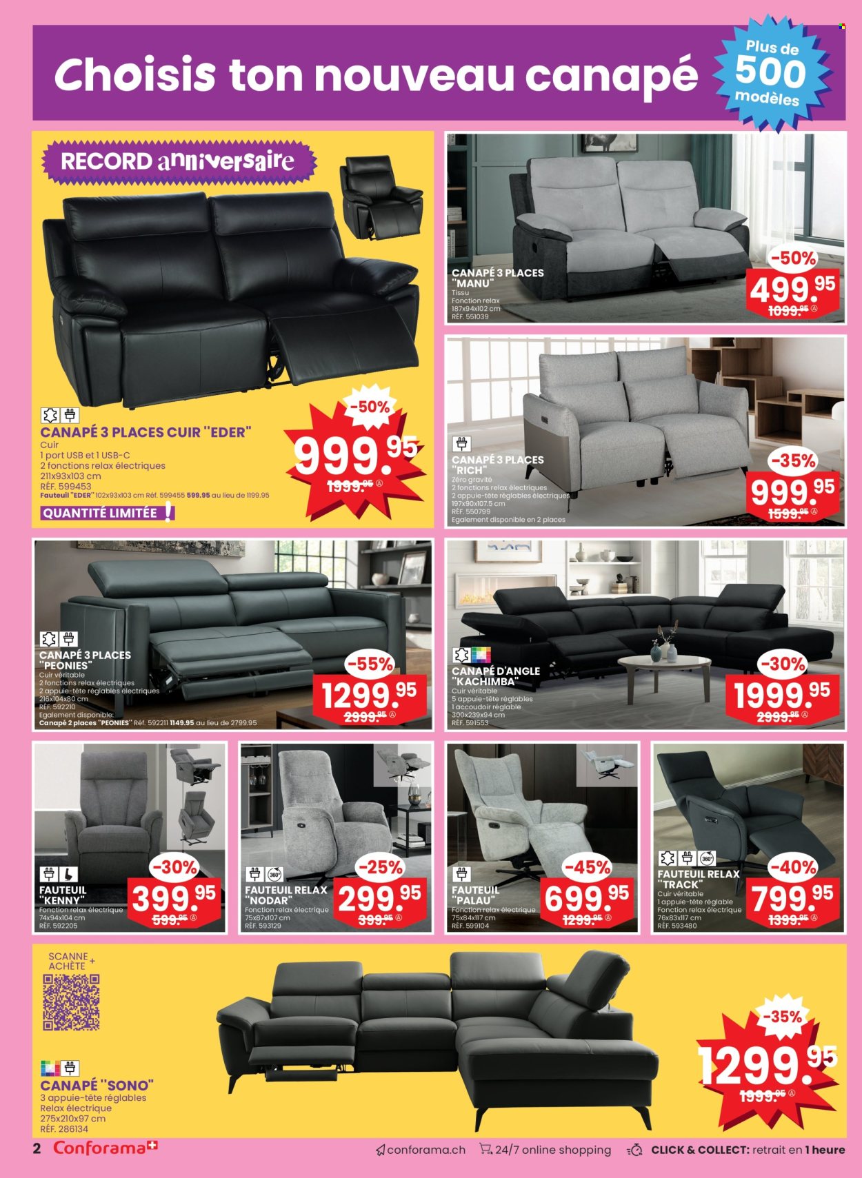 Volantino Conforama - 27.8.2024 - 9.9.2024. Pagina 2
