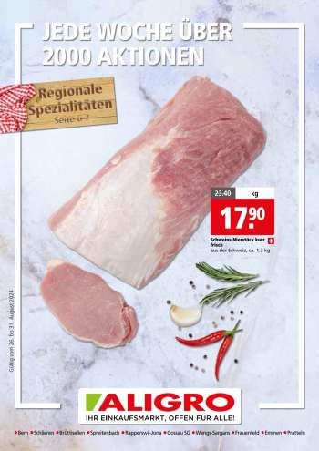Volantino ALIGRO - 26.8.2024 - 31.8.2024.