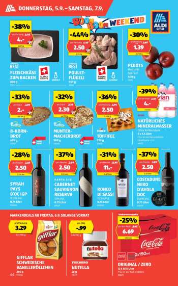 Volantino Aldi - 5.9.2024 - 11.9.2024.
