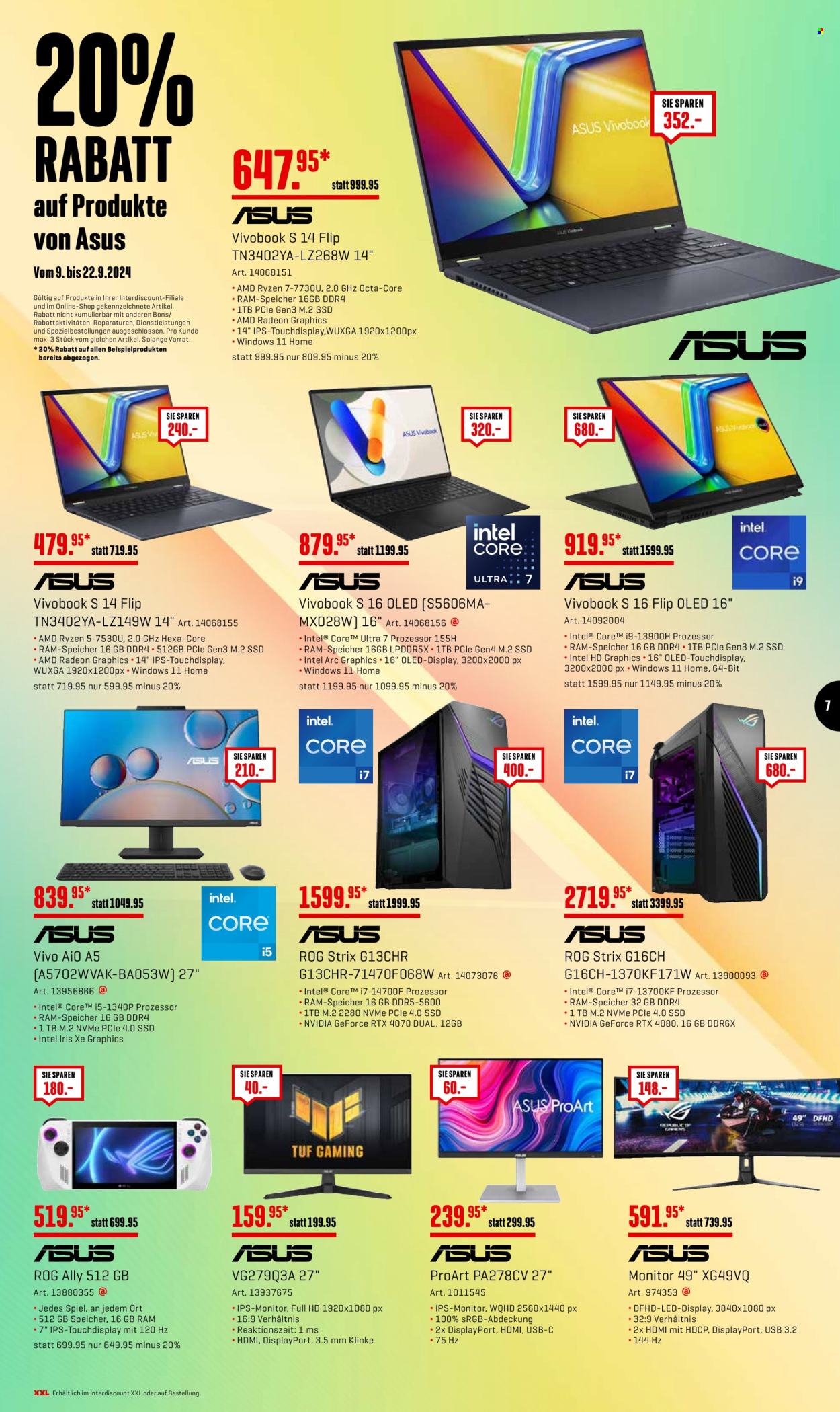 Volantino Interdiscount - 9.9.2024 - 22.9.2024. Pagina 7