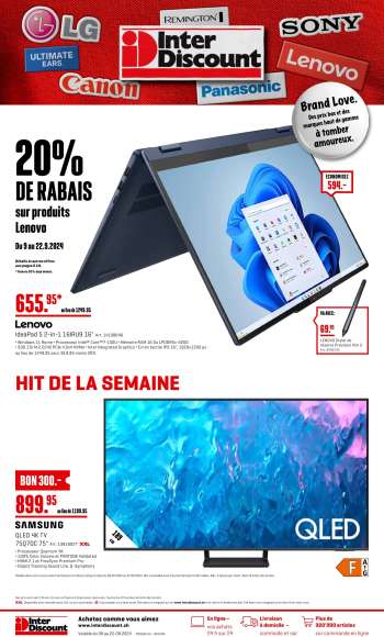 Volantino Interdiscount - 9.9.2024 - 22.9.2024.