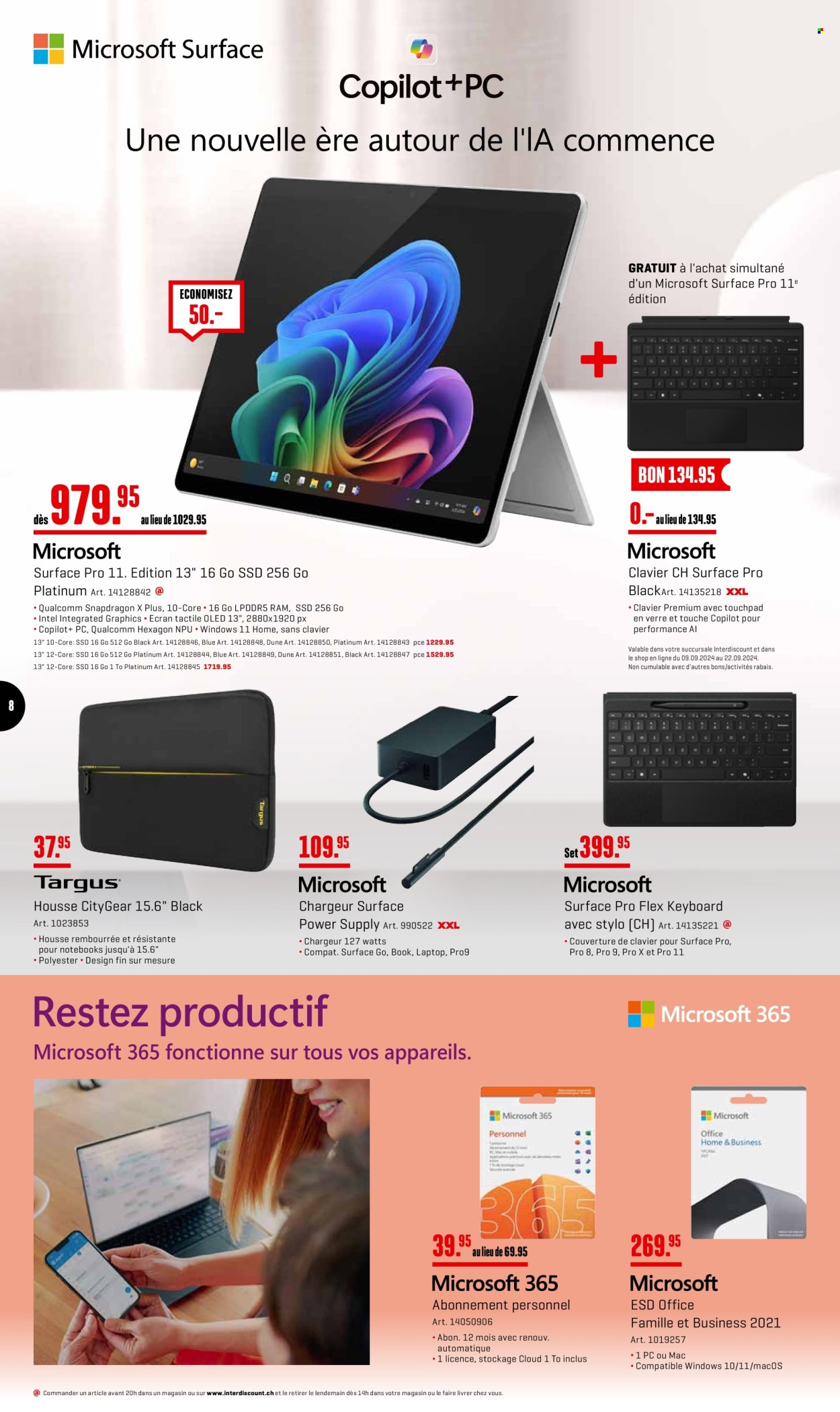 Catalogue Interdiscount - 9.9.2024 - 22.9.2024. Page 8