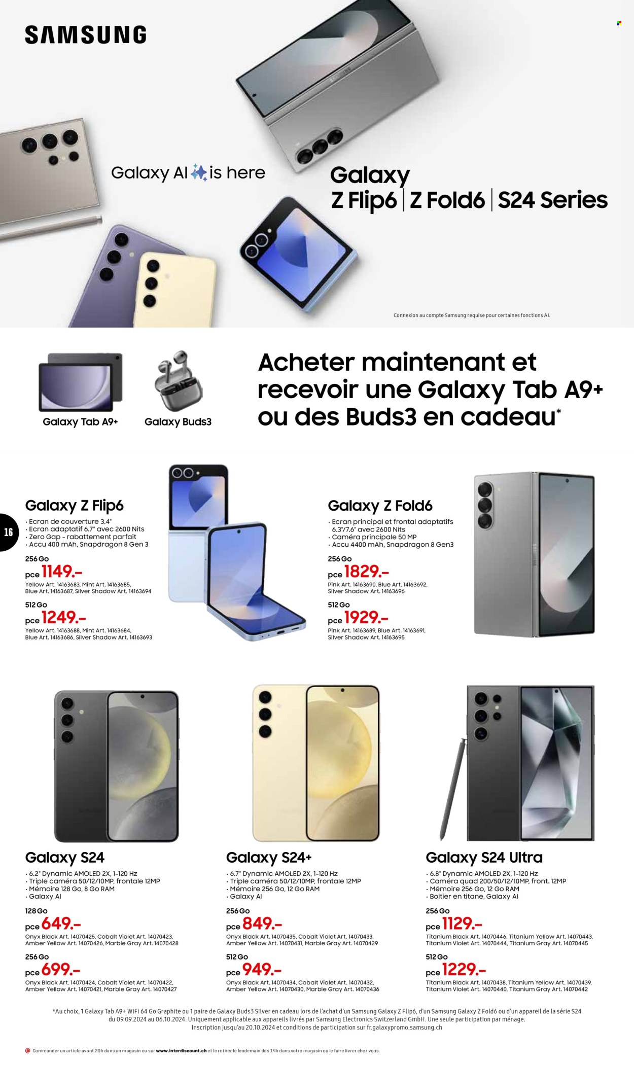 Catalogue Interdiscount - 9.9.2024 - 22.9.2024. Page 16