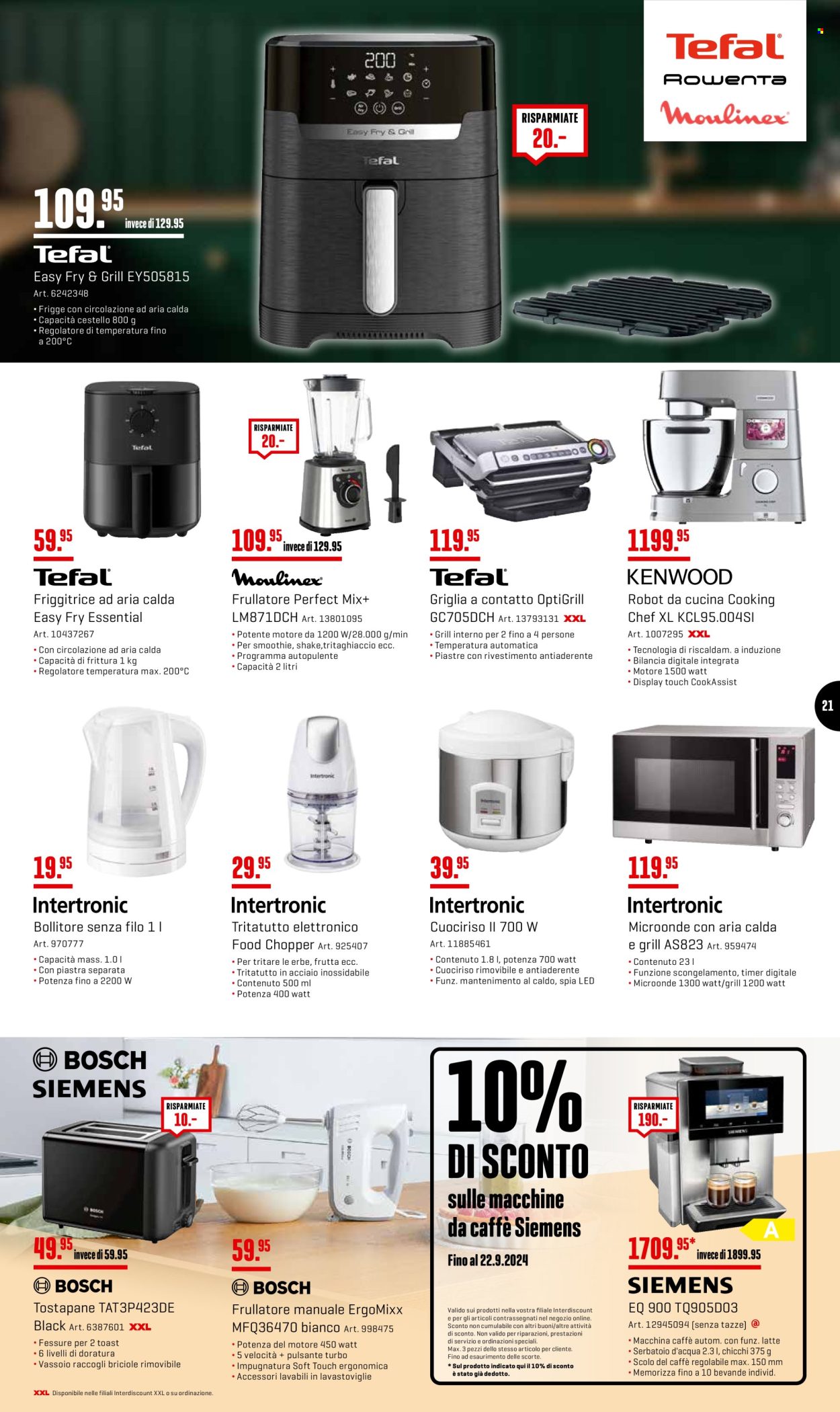 Volantino Interdiscount - 9.9.2024 - 22.9.2024. Pagina 21