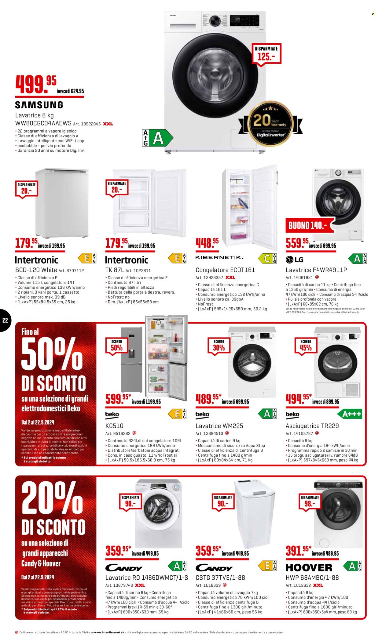 Volantino Interdiscount - 9.9.2024 - 22.9.2024. Pagina 22